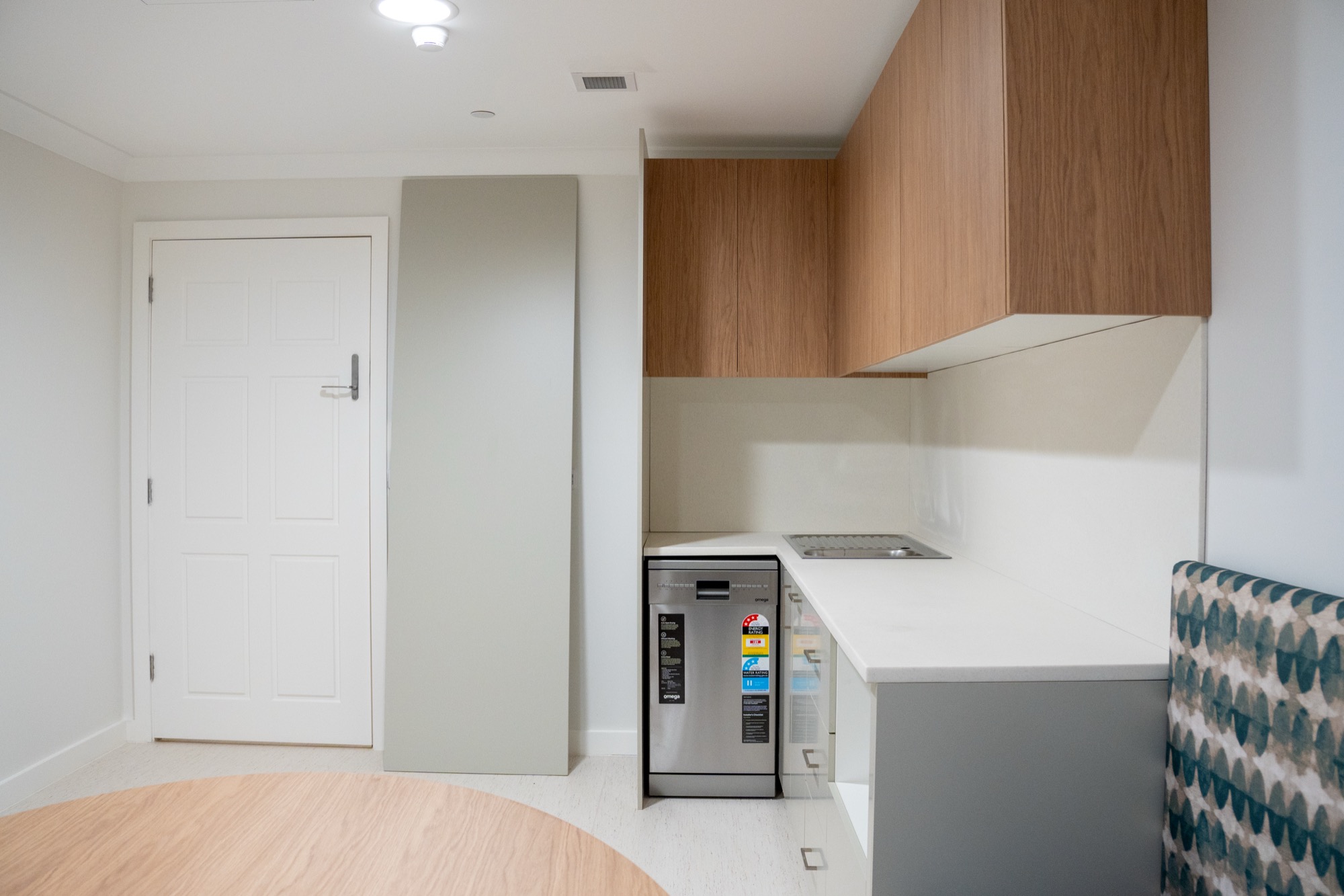 Staff kitchen entry