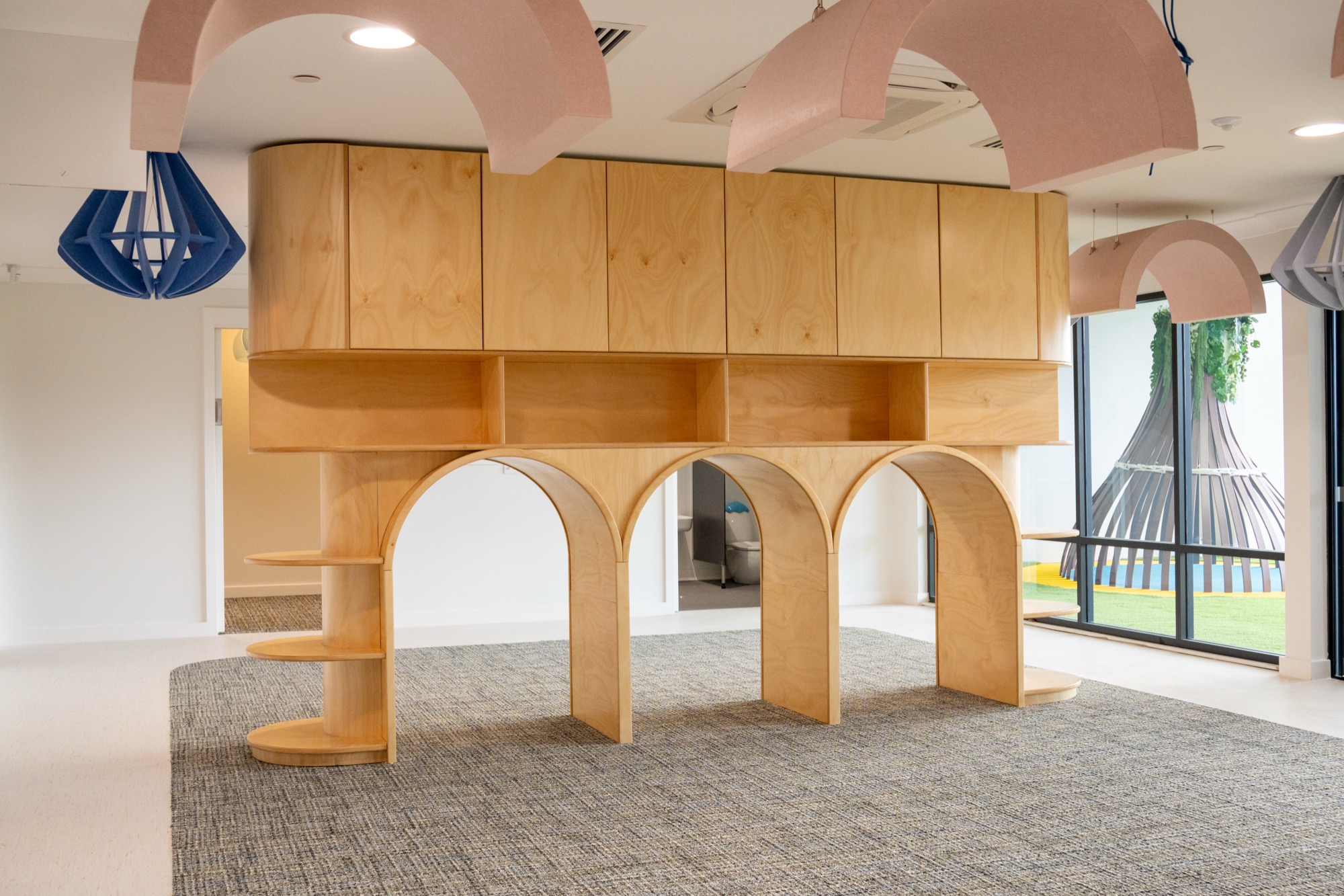 Built-in arches and joinery